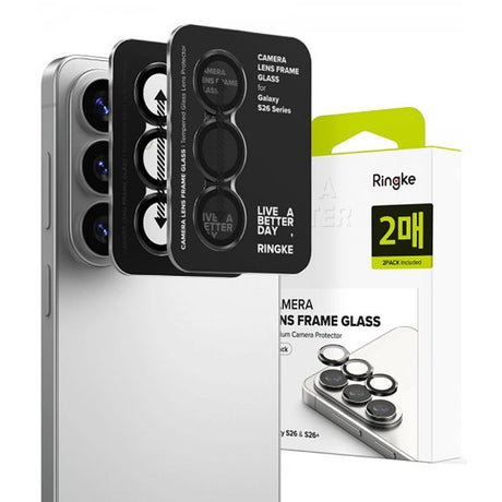 Ringke Samsung Galaxy S26/Galaxy S26 Plus Kamerabeskyttelse Kamerabeskytter 2-pak