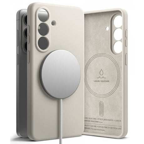 Ringke Samsung Galaxy S26 Cover Silikone Magnetic Beige