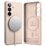 Ringke Samsung Galaxy S26 Skal Silikone Magnetic Rosa