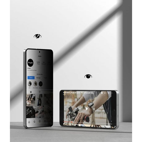 Ringke Samsung Galaxy S26 Skærmbeskyttelse Easy Slide Privacy 2-pak