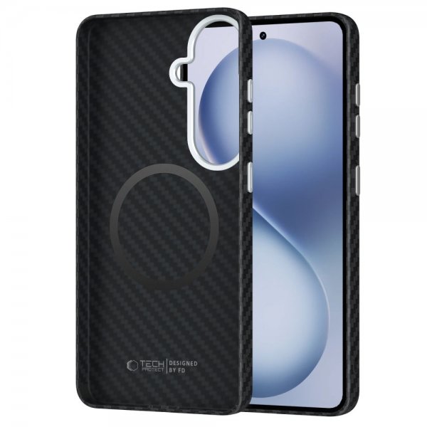 Tech-Protect Samsung Galaxy S26 Cover Ion Carbon MagSafe Sort