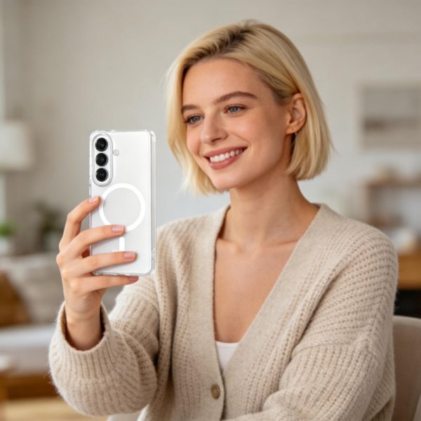 Tech-Protect Samsung Galaxy S26 Cover MagSlim MagSafe Klar Mat
