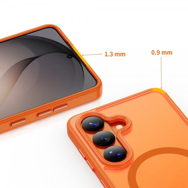 Tech-Protect Samsung Galaxy S26 Cover MagMat MagSafe Orange