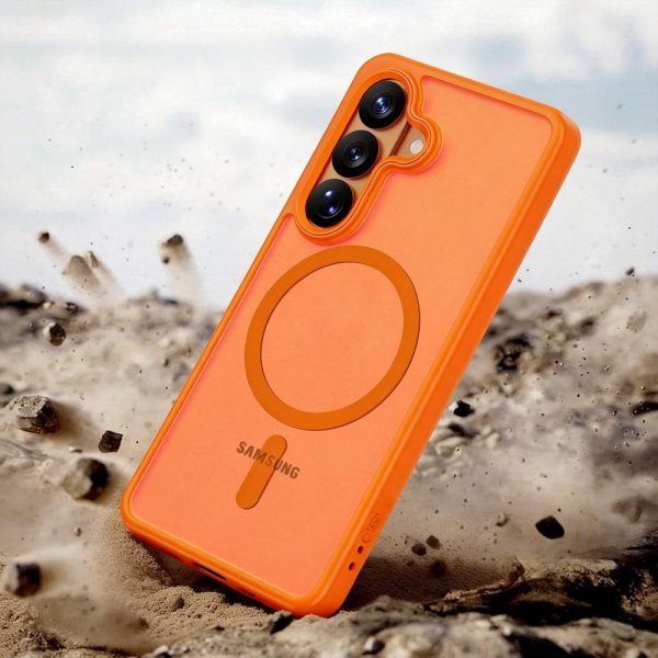 Tech-Protect Samsung Galaxy S26 Cover MagMat MagSafe Orange