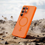 Tech-Protect Samsung Galaxy S26 Ultra Cover MagMat MagSafe Orange