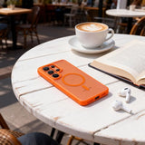 Tech-Protect Samsung Galaxy S26 Ultra Cover MagMat MagSafe Orange