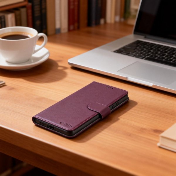 Tech-Protect Samsung Galaxy A57 Cover Wallet Rød