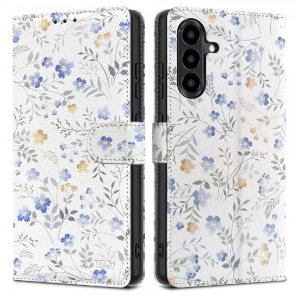 Tech-Protect Samsung Galaxy A57 Etui Pung Blomstret