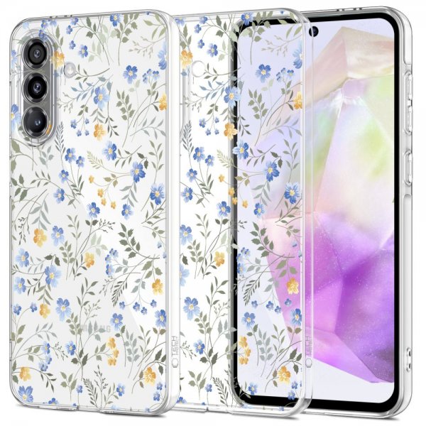 Tech-Protect Samsung Galaxy A37 Cover FlexAir Blomstermønster