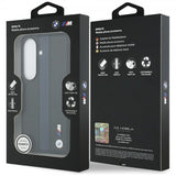 BMW Samsung Galaxy S26 Cover Perforated Stripe MagSafe Sort Blå