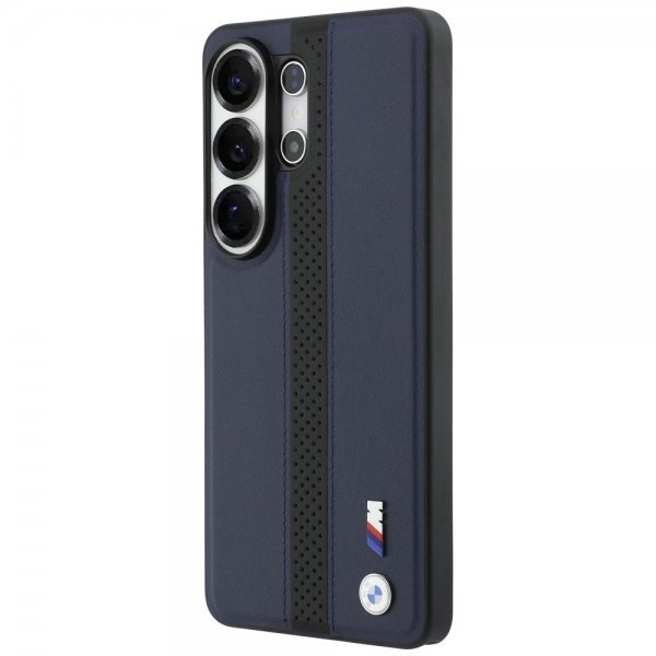 BMW Samsung Galaxy S26 Ultra Cover Perforated Stripe MagSafe Blå Sort