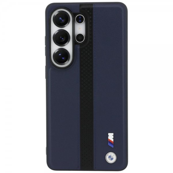 BMW Samsung Galaxy S26 Ultra Cover Perforated Stripe MagSafe Blå Sort