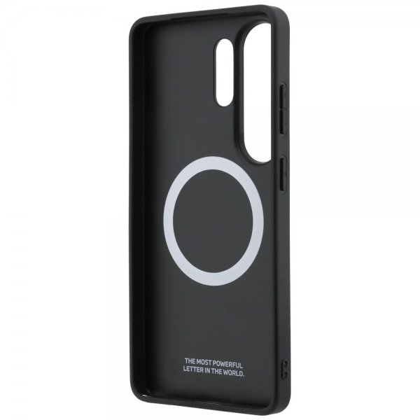 BMW Samsung Galaxy S26 Ultra Cover Perforated Stripe MagSafe Sort Blå