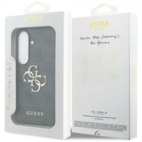 Guess Samsung Galaxy S26 Cover 4G Metal Logo Sort