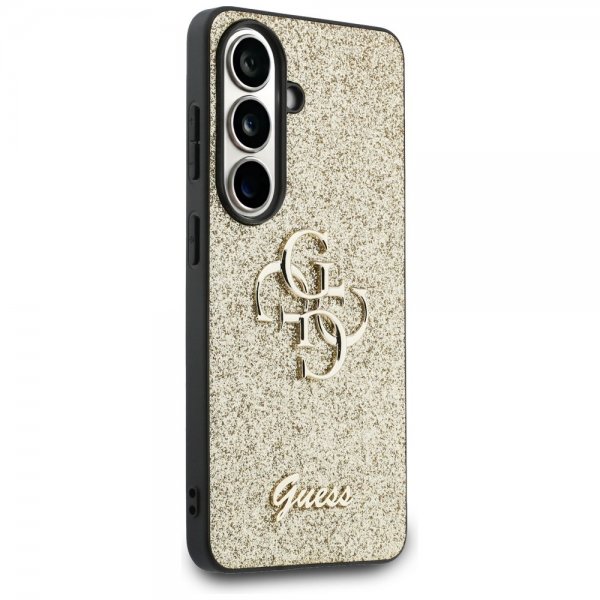 Guess Samsung Galaxy S26 Cover Fixed Glitter Guld