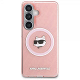 Karl Lagerfeld Samsung Galaxy S26 Cover Choupette MagSafe Pink