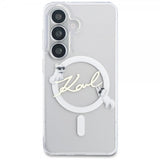 Karl Lagerfeld Samsung Galaxy S26 Cover Script MagSafe Transparent