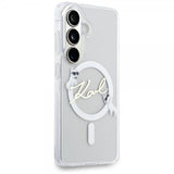 Karl Lagerfeld Samsung Galaxy S26 Cover Script MagSafe Transparent