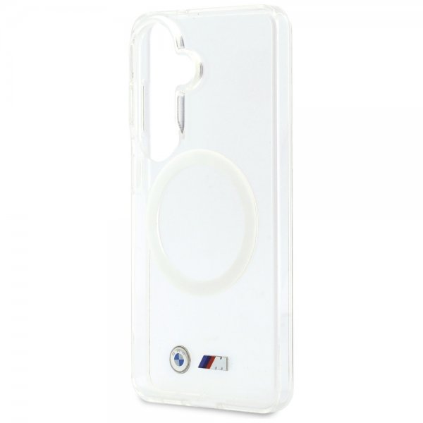 BMW Samsung Galaxy S26 Cover Metal Logo MagSafe Transparent