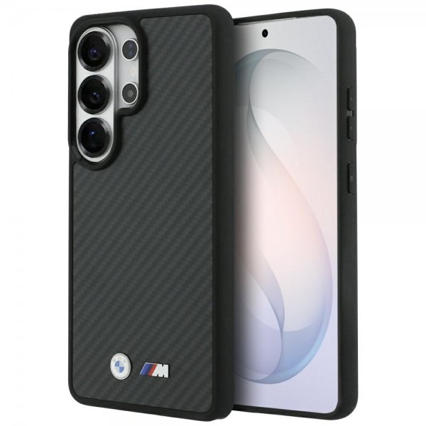 BMW Samsung Galaxy S26 Ultra Cover Kevlar MagSafe M Logo Sort