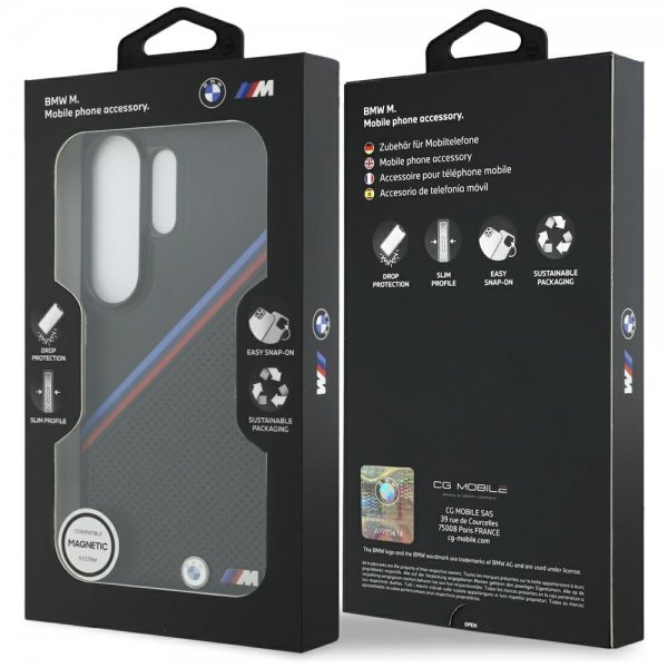 BMW Samsung Galaxy S26 Ultra Cover Trefarvet MagSafe Sort