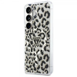 Gæt Samsung Galaxy S26 Cover Leopard Print MagSafe Sort Hvid