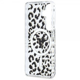 Gæt Samsung Galaxy S26 Cover Leopard Print MagSafe Sort Hvid
