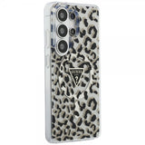 Guess Samsung Galaxy S26 Ultra Cover Leopard Print MagSafe Sort Hvid