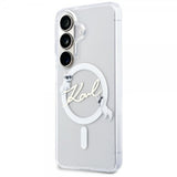 Karl Lagerfeld Samsung Galaxy S26 Plus Cover Script MagSafe Transparent