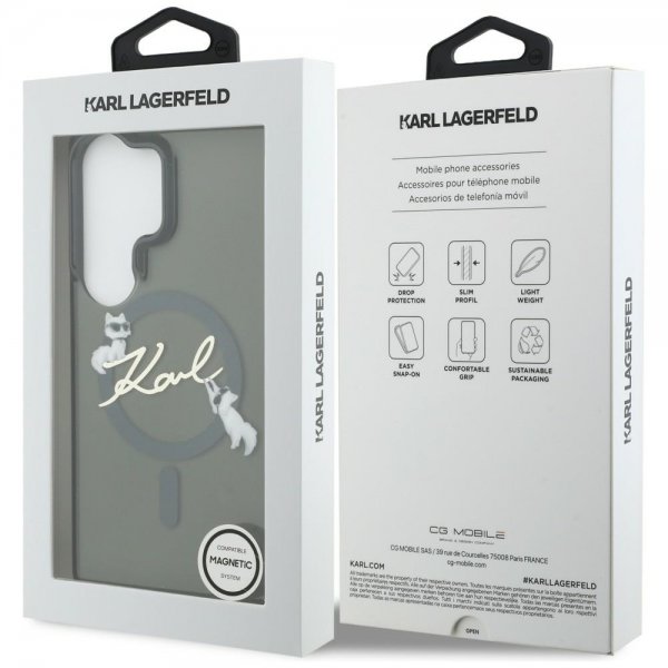Karl Lagerfeld Samsung Galaxy S26 Ultra Cover Script MagSafe Sort
