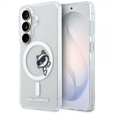 Karl Lagerfeld Samsung Galaxy S26 Plus Cover Choupette Peekaboo MagSafe Transparent