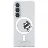 Karl Lagerfeld Samsung Galaxy S26 Plus Cover Choupette Peekaboo MagSafe Transparent