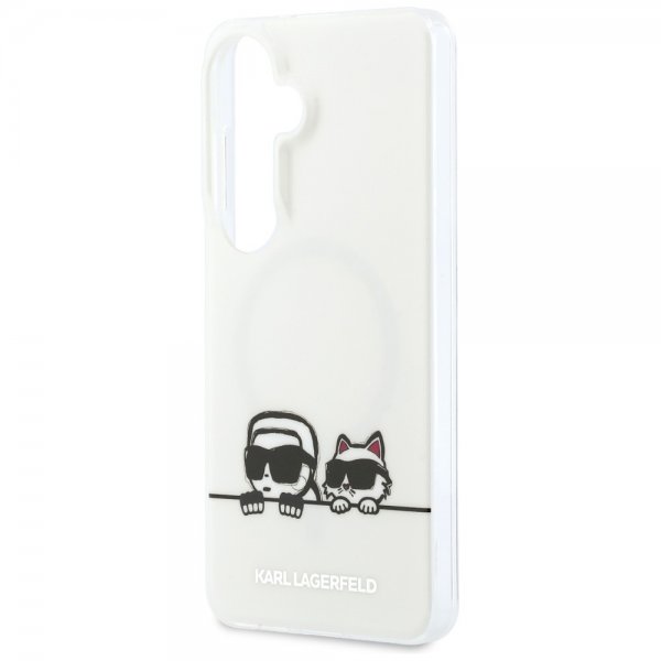 Karl Lagerfeld Samsung Galaxy S26 Plus Cover Peekaboo MagSafe Transparent