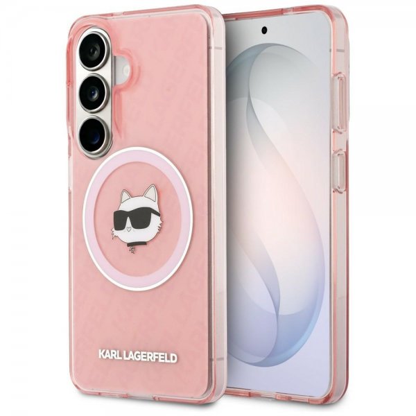 Karl Lagerfeld Samsung Galaxy S26 Plus Cover Choupette MagSafe Rosa