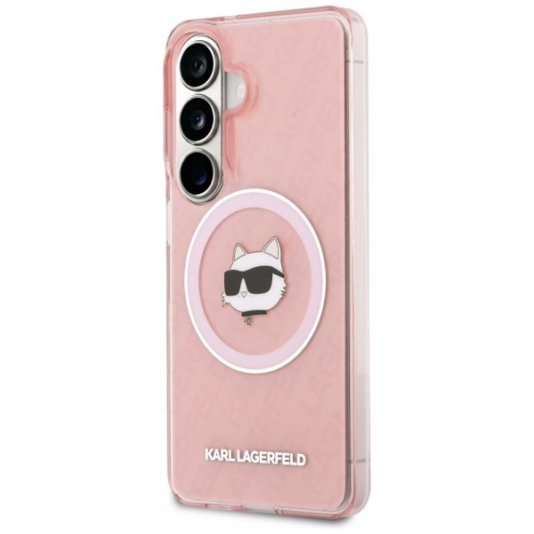 Karl Lagerfeld Samsung Galaxy S26 Plus Cover Choupette MagSafe Rosa