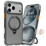 Torras iPhone 17 Pro Cover Ostand Q3 Air Shadow Black