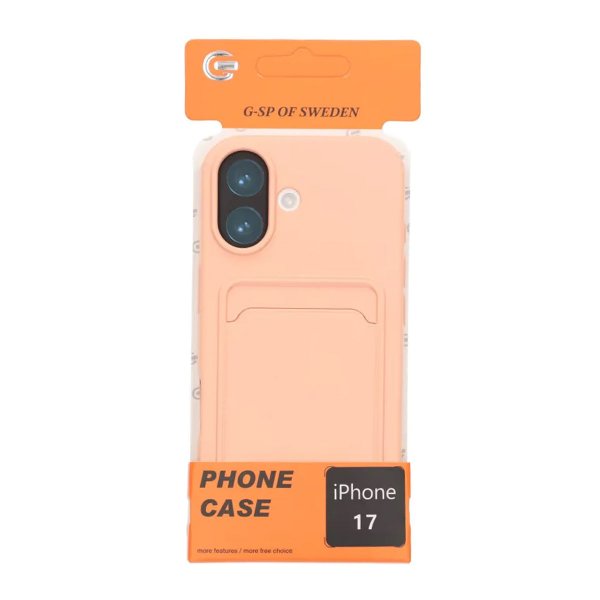 iPhone 17 Skal Kortholder Rosa