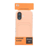 iPhone 17 Skal Kortholder Rosa