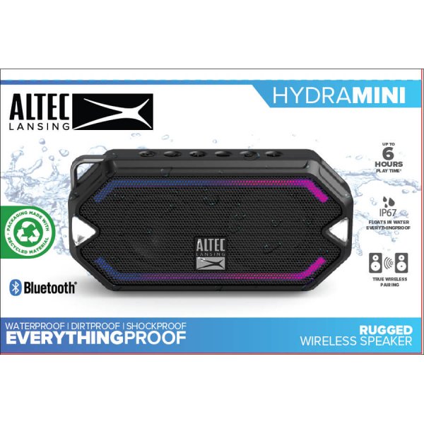 Altec Lansing Højtalere HydraMini RGB IP67