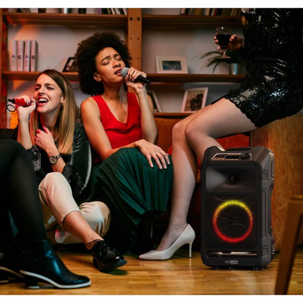 Altec Lansing Højtalere IMT9000 SonicBoom100 Partyspeaker Sort