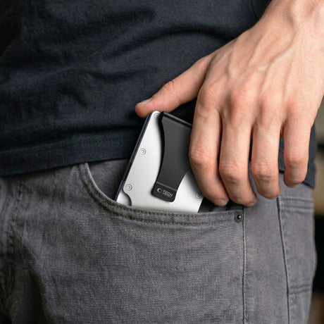Tech-Protect Pung Thorn RFID Sølv