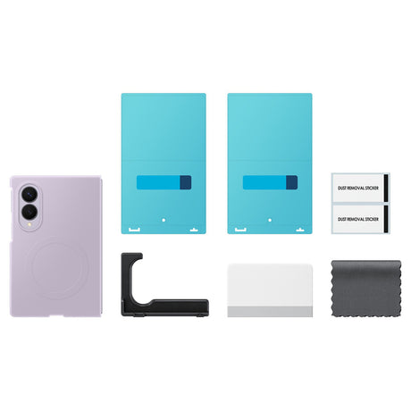 Samsung Original Samsung Galaxy Z Fold 8 Skal Silicone Magnet Case Lavender