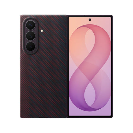 Samsung Original Samsung Galaxy Z Fold 8 Ultra Skal Carbon Magnet Case Violet