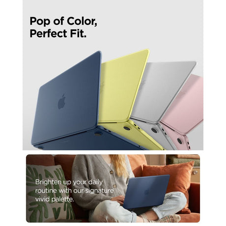 Spigen MacBook Neo 13 Cover Air Skin Frost Indigo