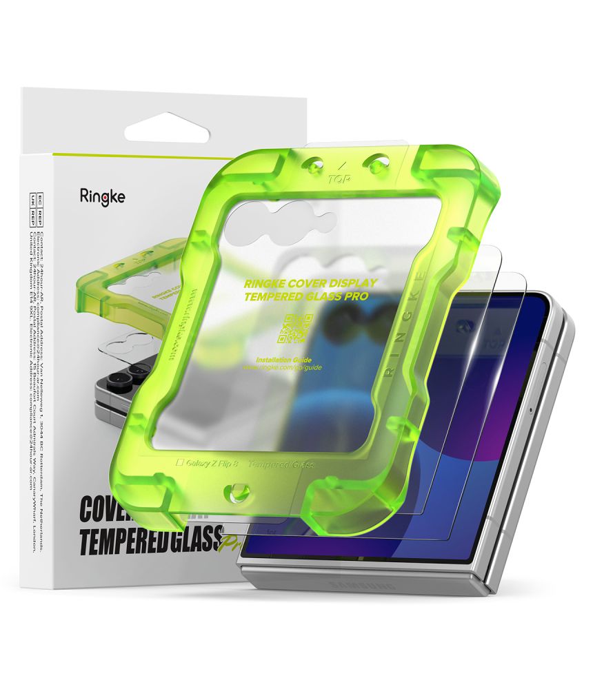 Ringke Samsung Galaxy Z Flip 8 Skærmbeskytter Easy Slide 2-pack