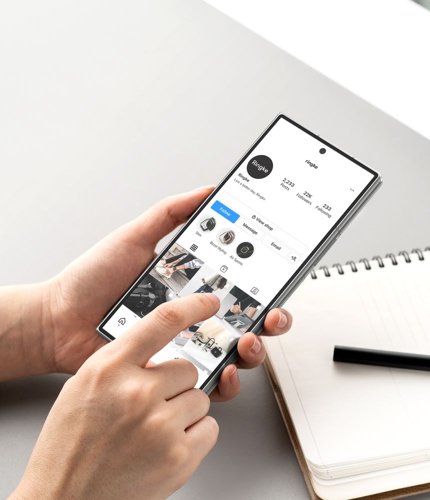 Ringke Samsung Galaxy Z Fold 8 Ultra Skærmbeskytter Easy Slide 2-pack