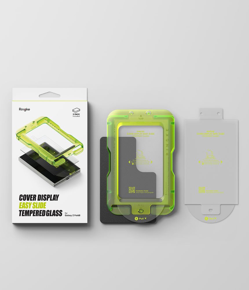Ringke Samsung Galaxy Z Fold 8 Skærmbeskytter Easy Slide 2-pack