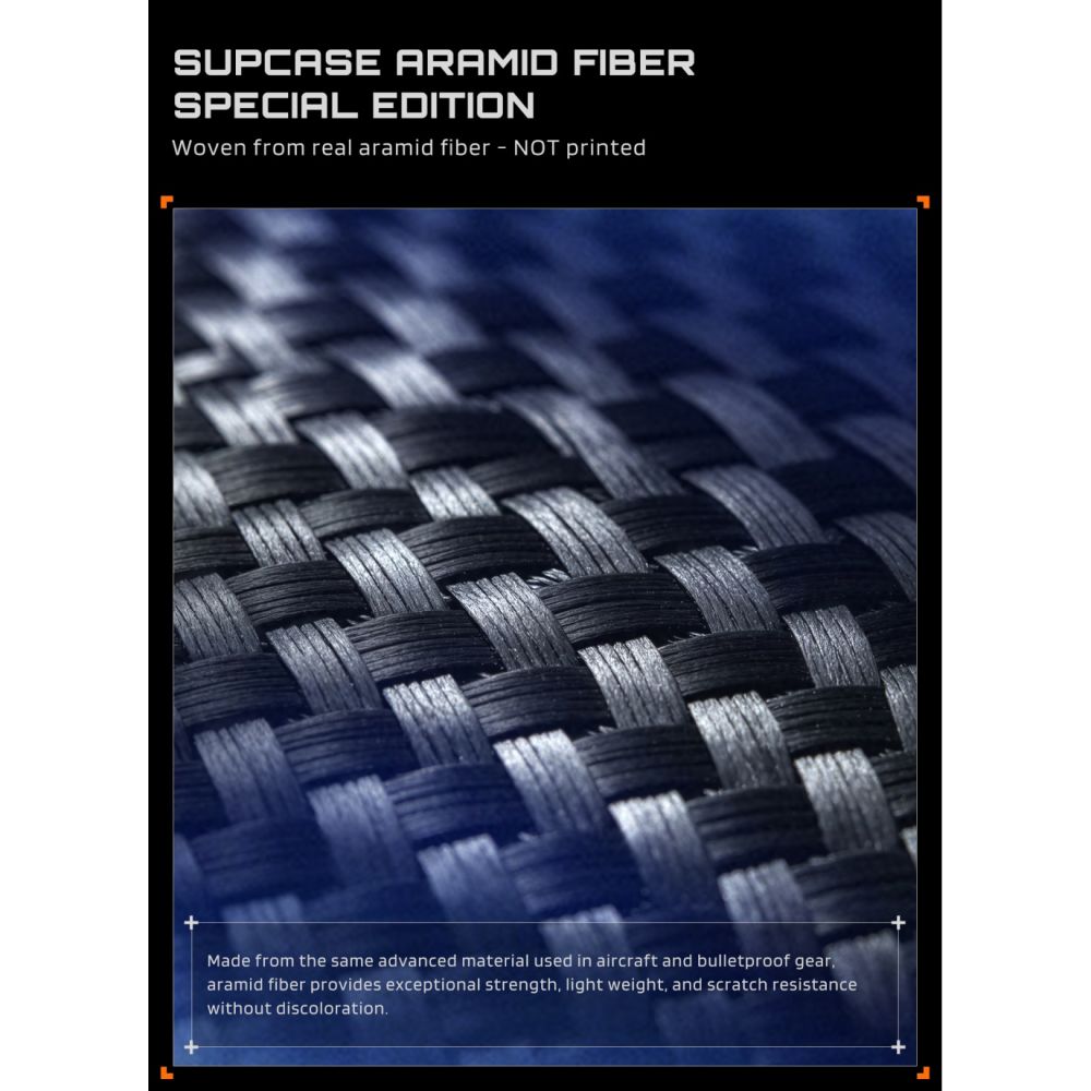 Supcase Samsung Galaxy Z Fold 8 Ultra Cover Aero MagSafe Kulfiber Sort