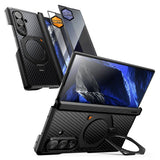 Supcase Samsung Galaxy Z Fold 8 Ultra Cover Aero MagSafe Kulfiber Sort