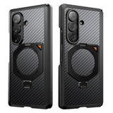 Supcase Samsung Galaxy Z Fold 8 Ultra Cover Aero MagSafe Kulfiber Sort